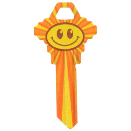 Hillman HILLMAN Wackey Smiley Face House/Office Universal Key Blank SC1 Single 89919